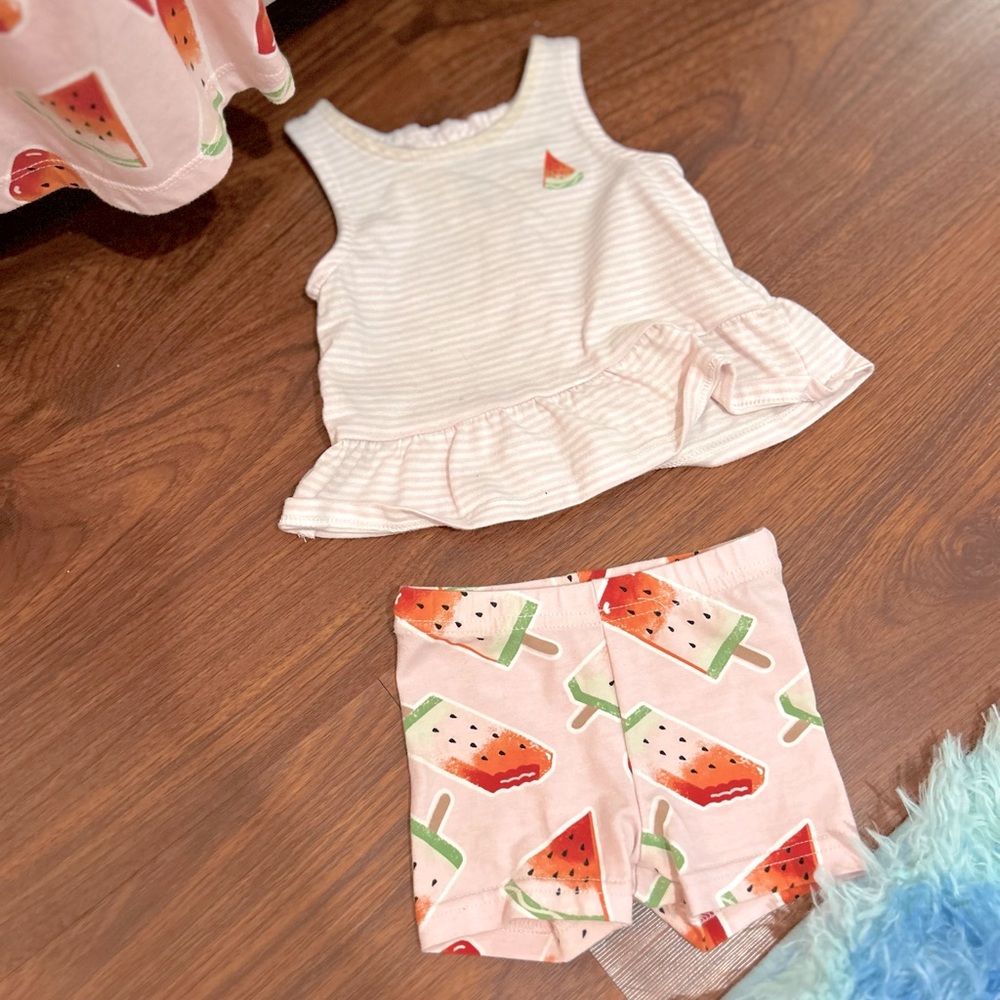 Watermelon Shorts Set 3M
